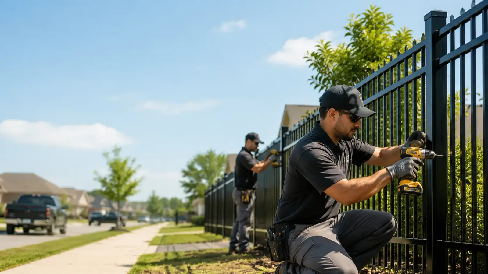 Metal Fence Installation in Plymouth, CT